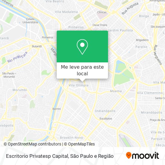 Escritorio Privatesp Capital mapa