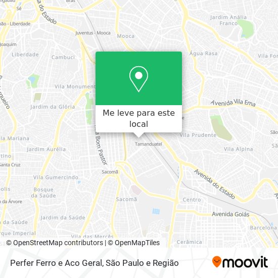 Perfer Ferro e Aco Geral mapa