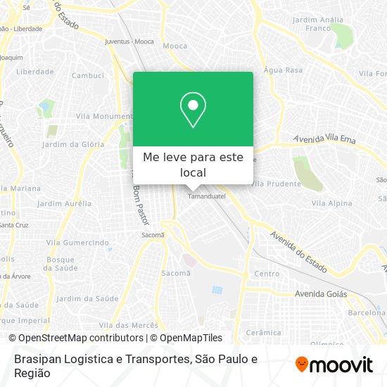 Brasipan Logistica e Transportes mapa