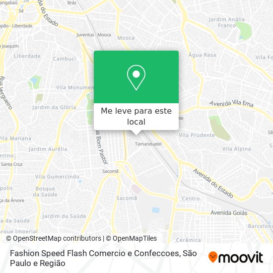 Fashion Speed Flash Comercio e Confeccoes mapa