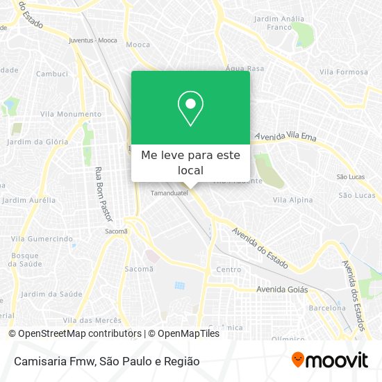 Camisaria Fmw mapa