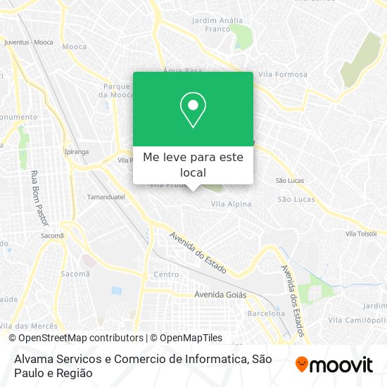 Alvama Servicos e Comercio de Informatica mapa