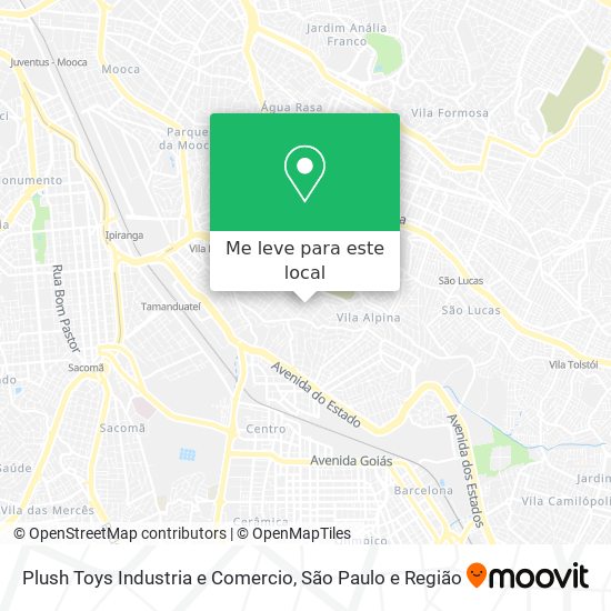 Plush Toys Industria e Comercio mapa