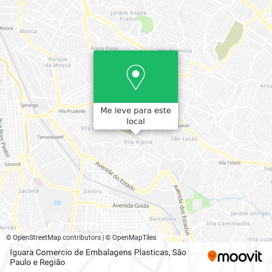 Iguara Comercio de Embalagens Plasticas mapa