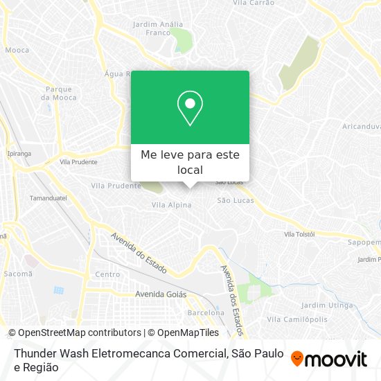 Thunder Wash Eletromecanca Comercial mapa