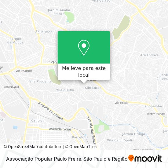 Associação Popular Paulo Freire mapa