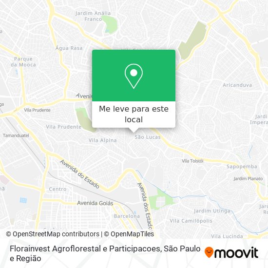 Florainvest Agroflorestal e Participacoes mapa