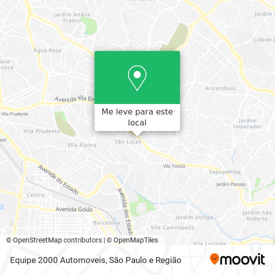 Equipe 2000 Automoveis mapa