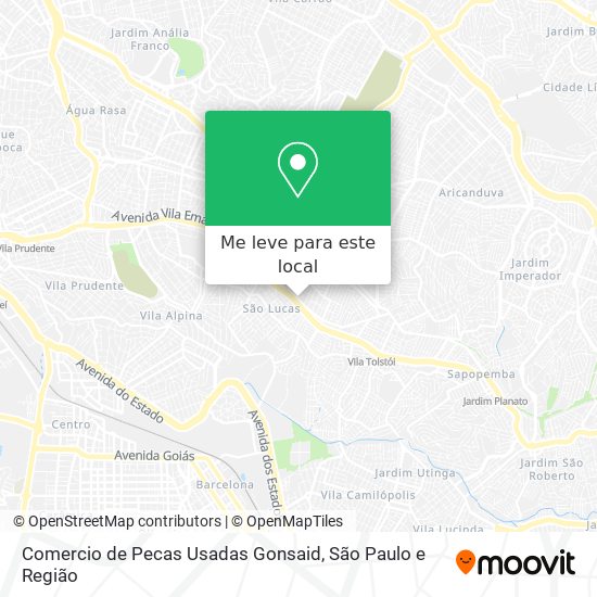 Comercio de Pecas Usadas Gonsaid mapa