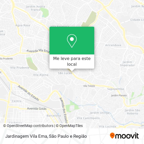 Jardinagem Vila Ema mapa