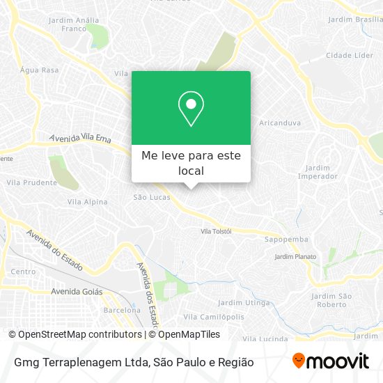 Gmg Terraplenagem Ltda mapa