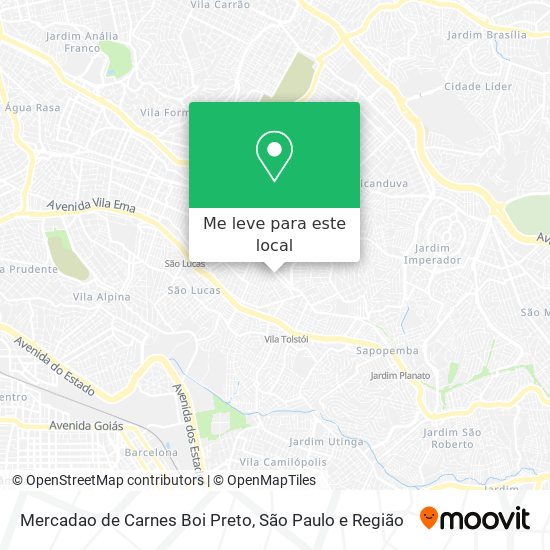 Mercadao de Carnes Boi Preto mapa