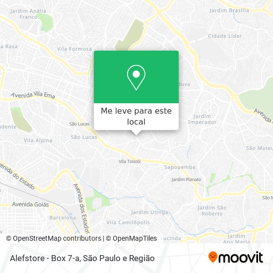 Alefstore - Box 7-a mapa