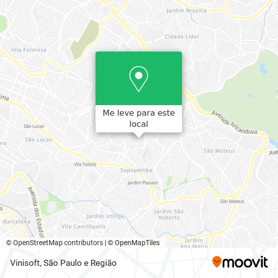 Vinisoft mapa