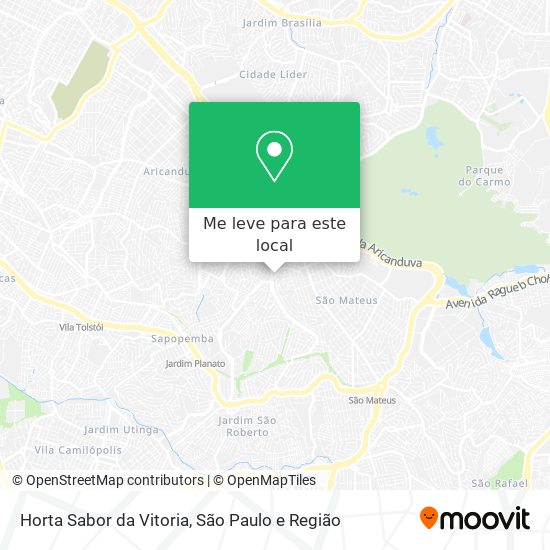 Horta Sabor da Vitoria mapa