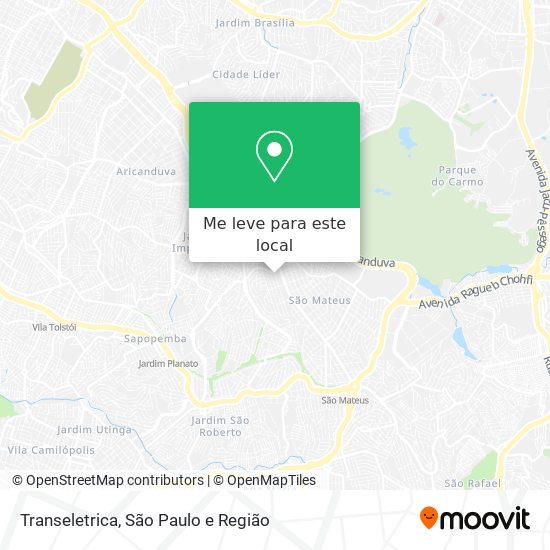 Transeletrica mapa