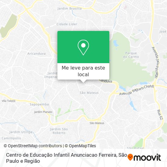 Centro de Educação Infantil Anunciacao Ferreira mapa