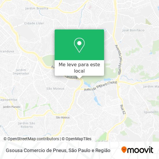 Gsousa Comercio de Pneus mapa