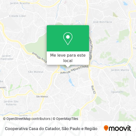 Cooperativa Casa do Catador mapa