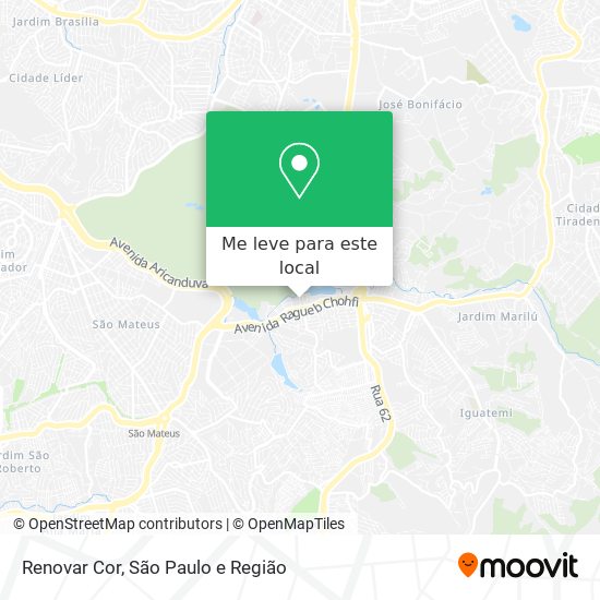 Renovar Cor mapa