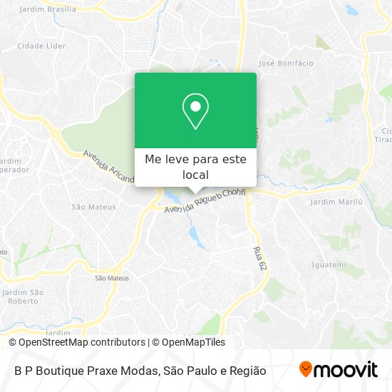 B P Boutique Praxe Modas mapa