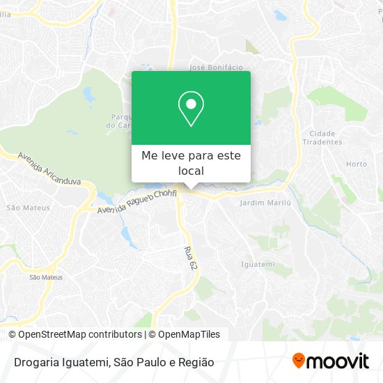 Drogaria Iguatemi mapa