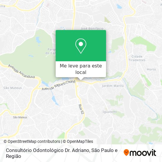 Consultório Odontológico Dr. Adriano mapa