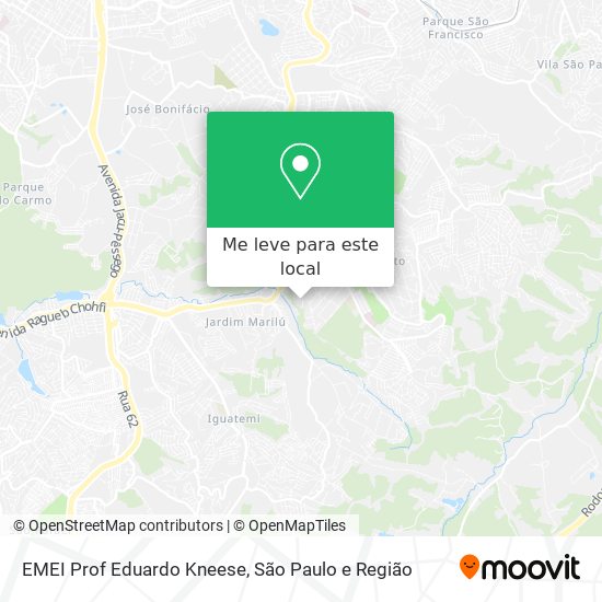 EMEI Prof Eduardo Kneese mapa