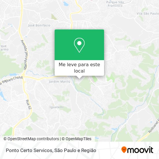 Ponto Certo Servicos mapa