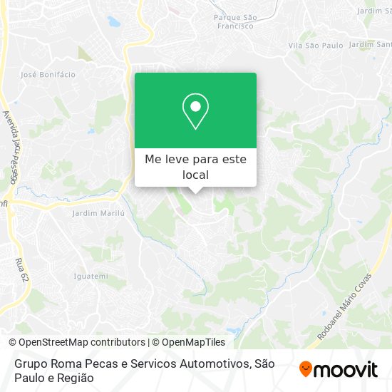 Grupo Roma Pecas e Servicos Automotivos mapa