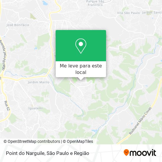 Point do Narguile mapa