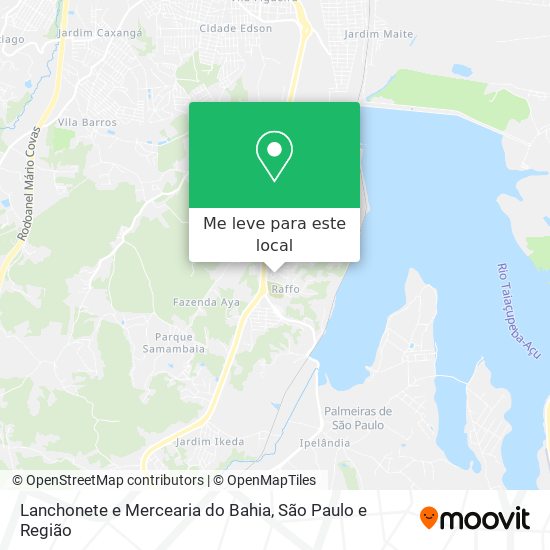 Lanchonete e Mercearia do Bahia mapa