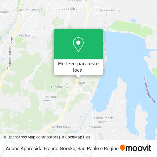 Ariane Aparecida Franco Gorska mapa