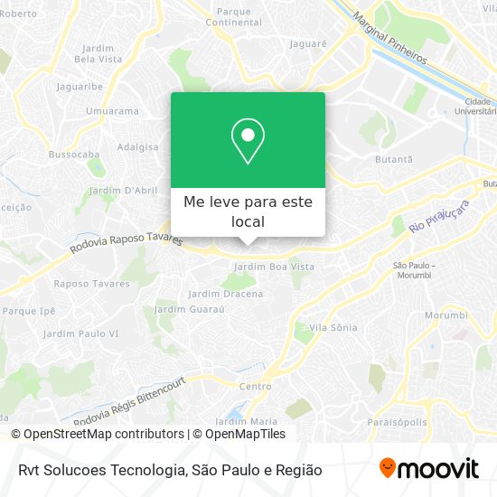 Rvt Solucoes Tecnologia mapa