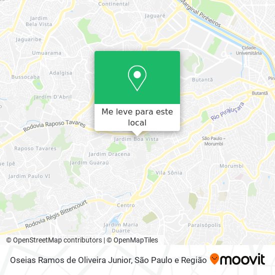 Oseias Ramos de Oliveira Junior mapa