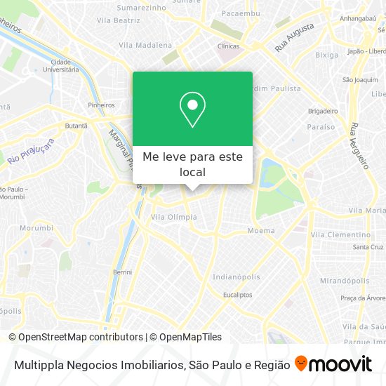 Multippla Negocios Imobiliarios mapa