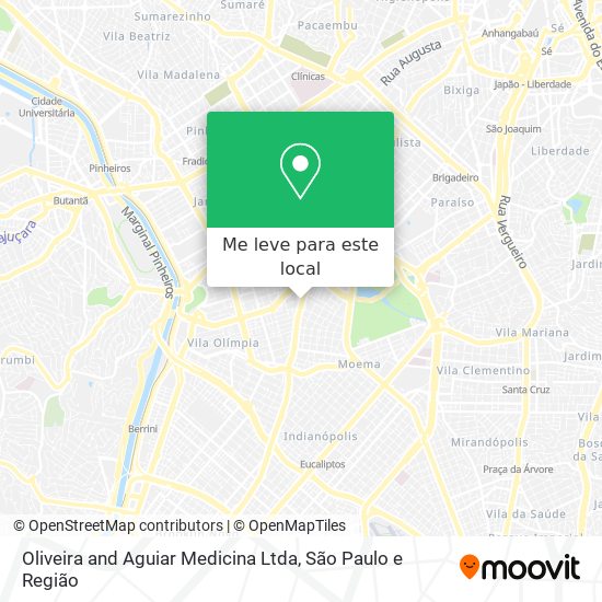 Oliveira and Aguiar Medicina Ltda mapa