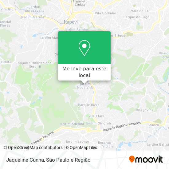 Jaqueline Cunha mapa