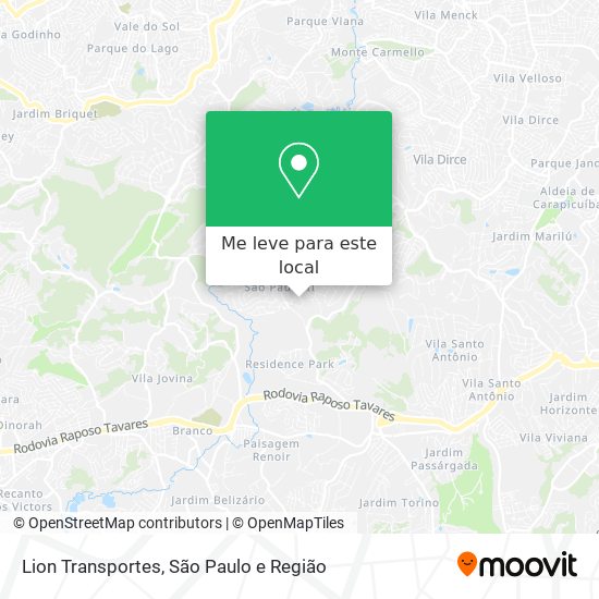 Lion Transportes mapa