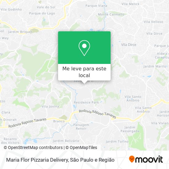 Maria Flor Pizzaria Delivery mapa