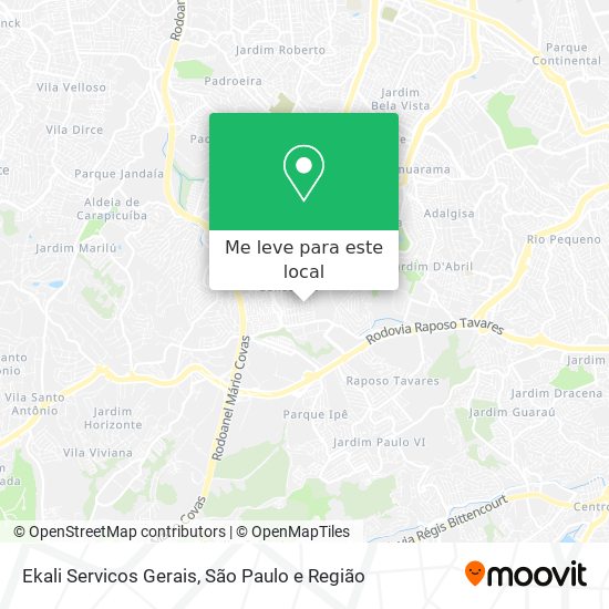 Ekali Servicos Gerais mapa