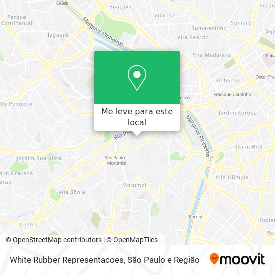 White Rubber Representacoes mapa