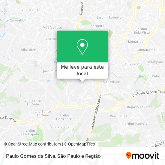 Paulo Gomes da Silva mapa