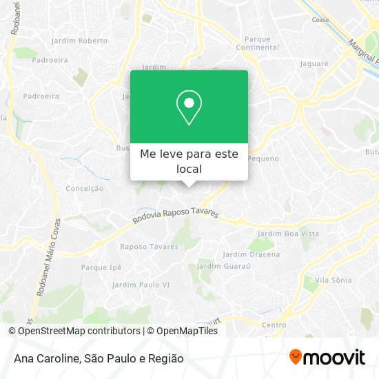 Ana Caroline mapa