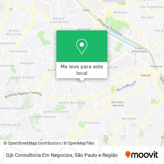 Gjb Consultoria Em Negocios mapa