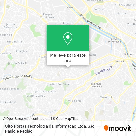 Oito Portas Tecnologia da Informacao Ltda mapa