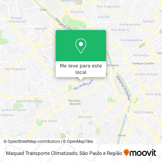 Maquad Transporte Climatizado mapa