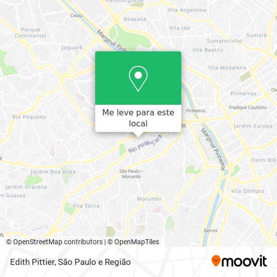Edith Pittier mapa