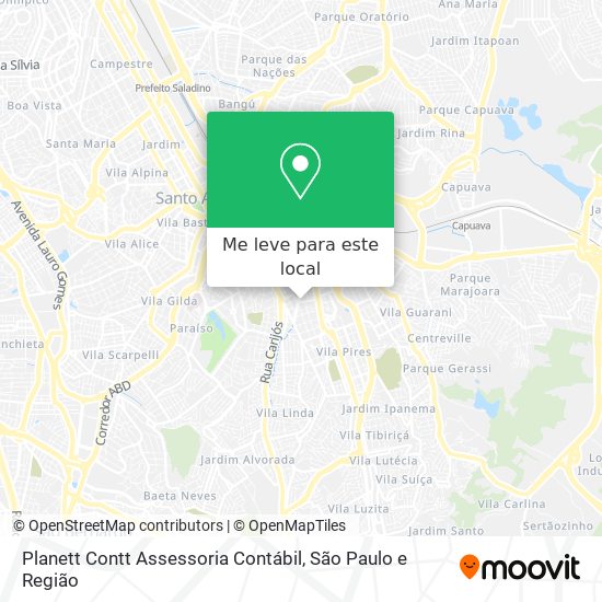 Planett Contt Assessoria Contábil mapa