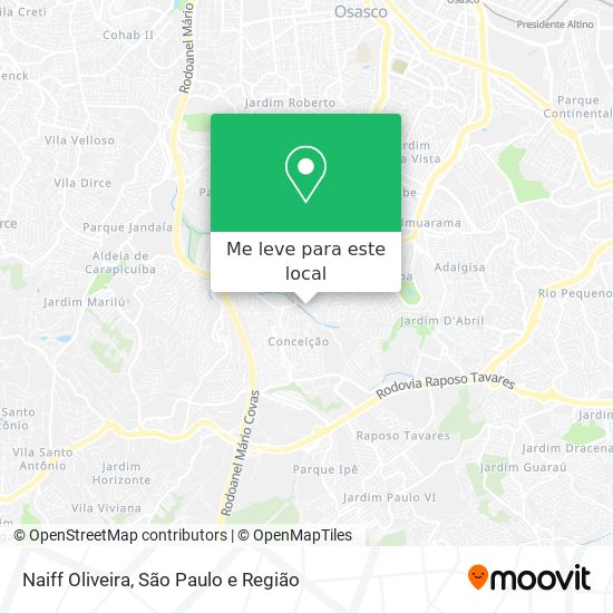 Naiff Oliveira mapa